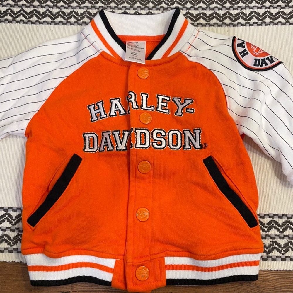 Harley Davidson - jacket 6-9 months